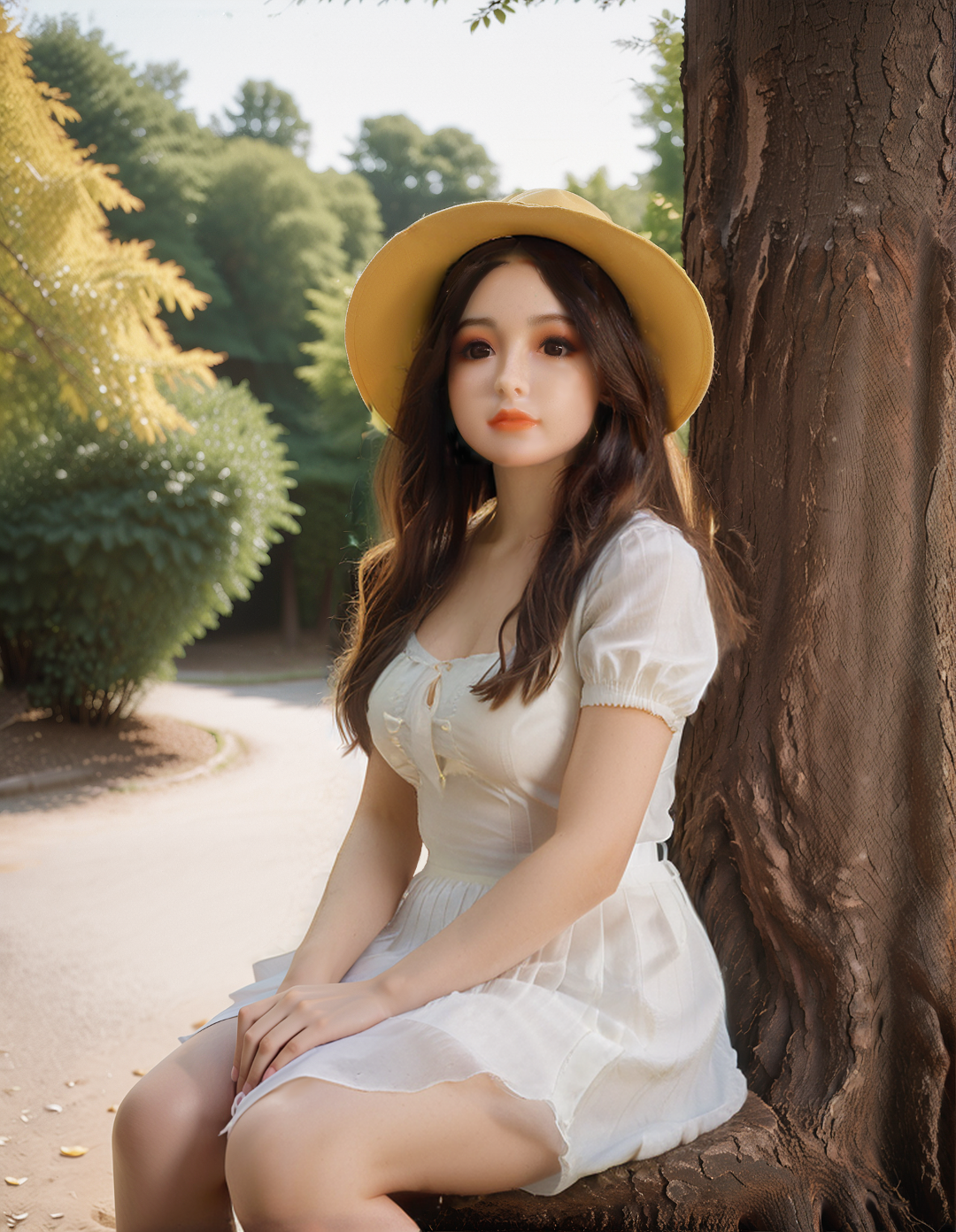 Sekso lėlė Mei (Aibei Doll 148 cm B puodelis #AB2 TPE + silikonas)