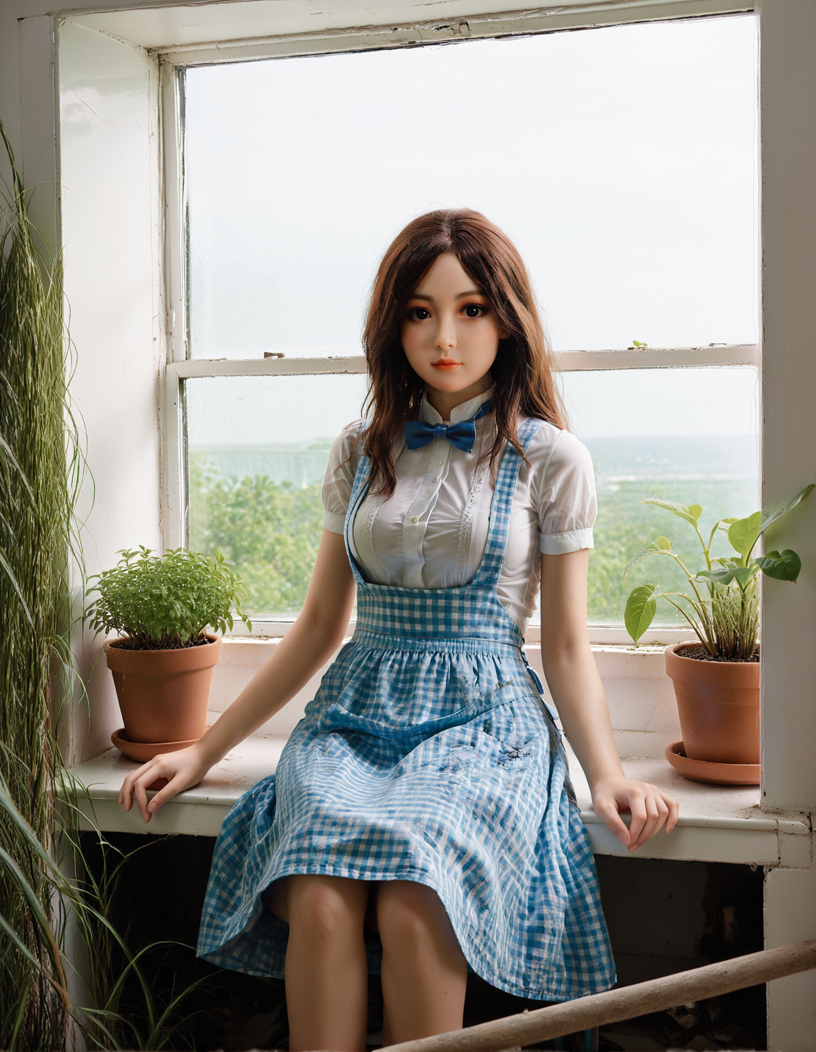 Mai sekso lėlė (Aibei Doll 148 cm B puodelis #AB2 TPE + silikonas)