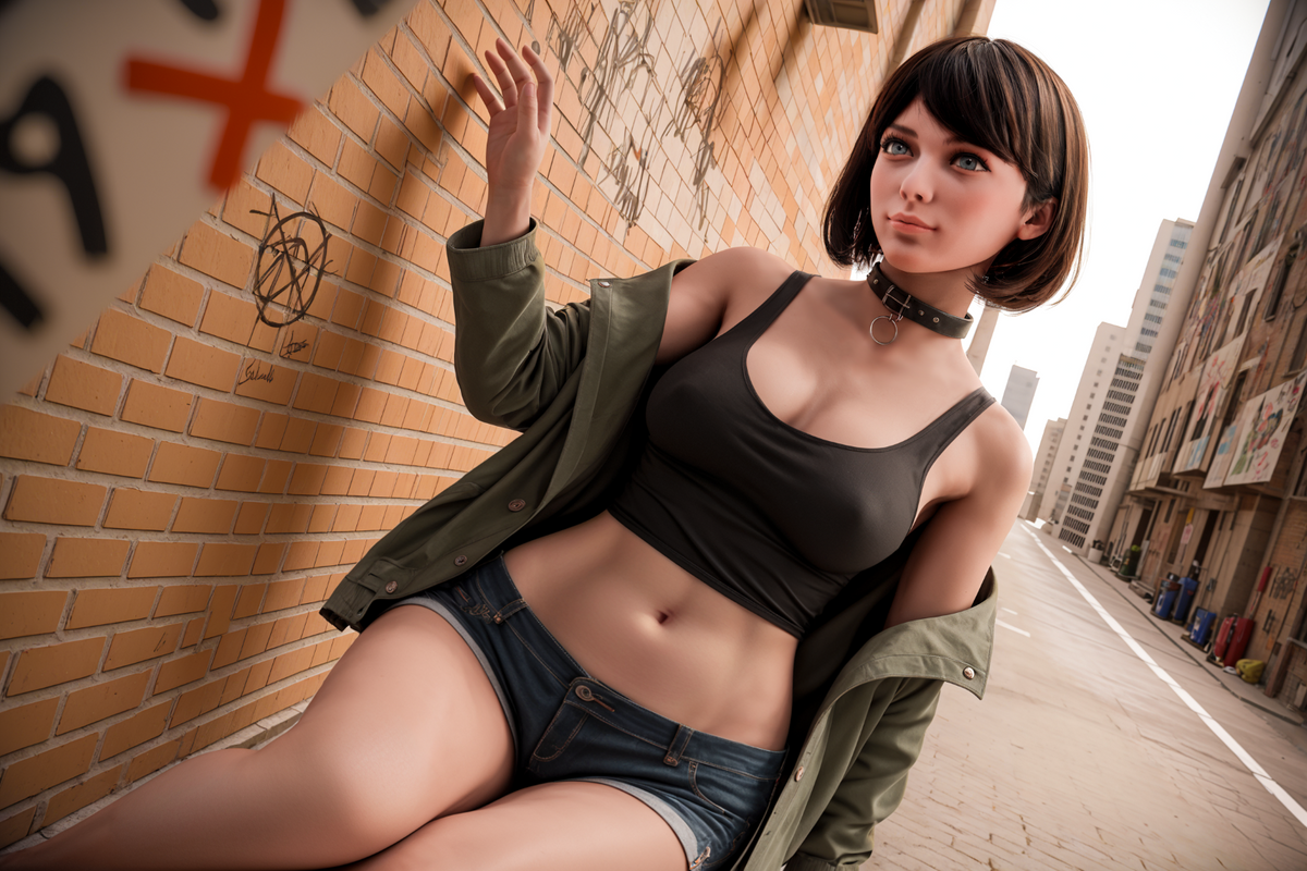 Sekso lėlė Mathilda (Aibei Doll 151 cm F-puodelis #AB17 TPE + silikonas)