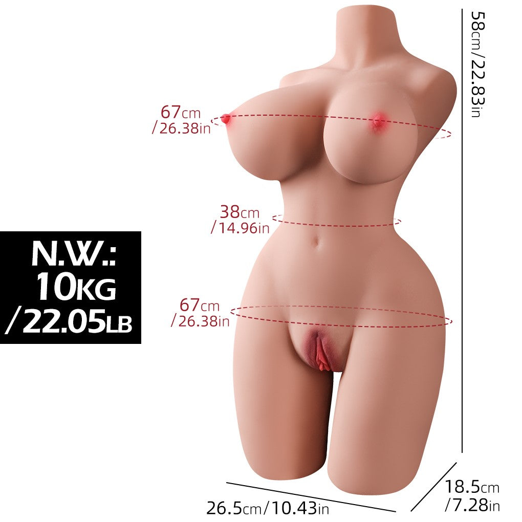 Liemuo vingiuotas (EL-Doll 58 cm E-puodelis TPE) EXPRESS