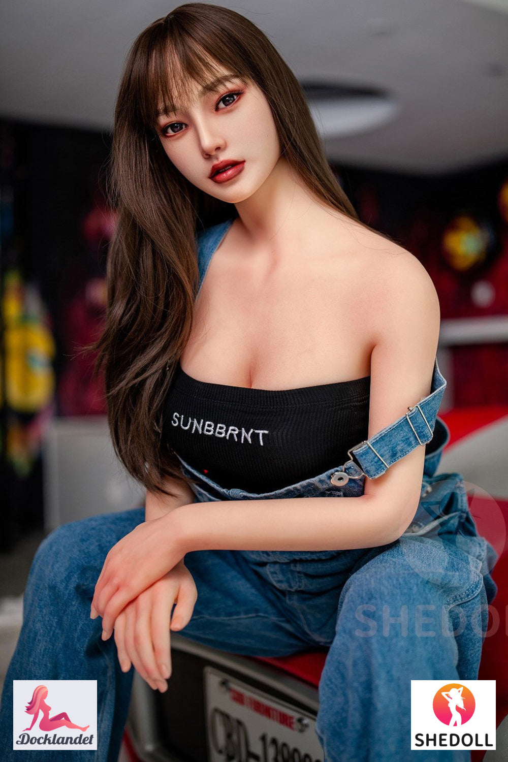 Sekso lėlė Beryl (SHEDOLL 158 cm C puodelis # SH004 TPE + silikonas)
