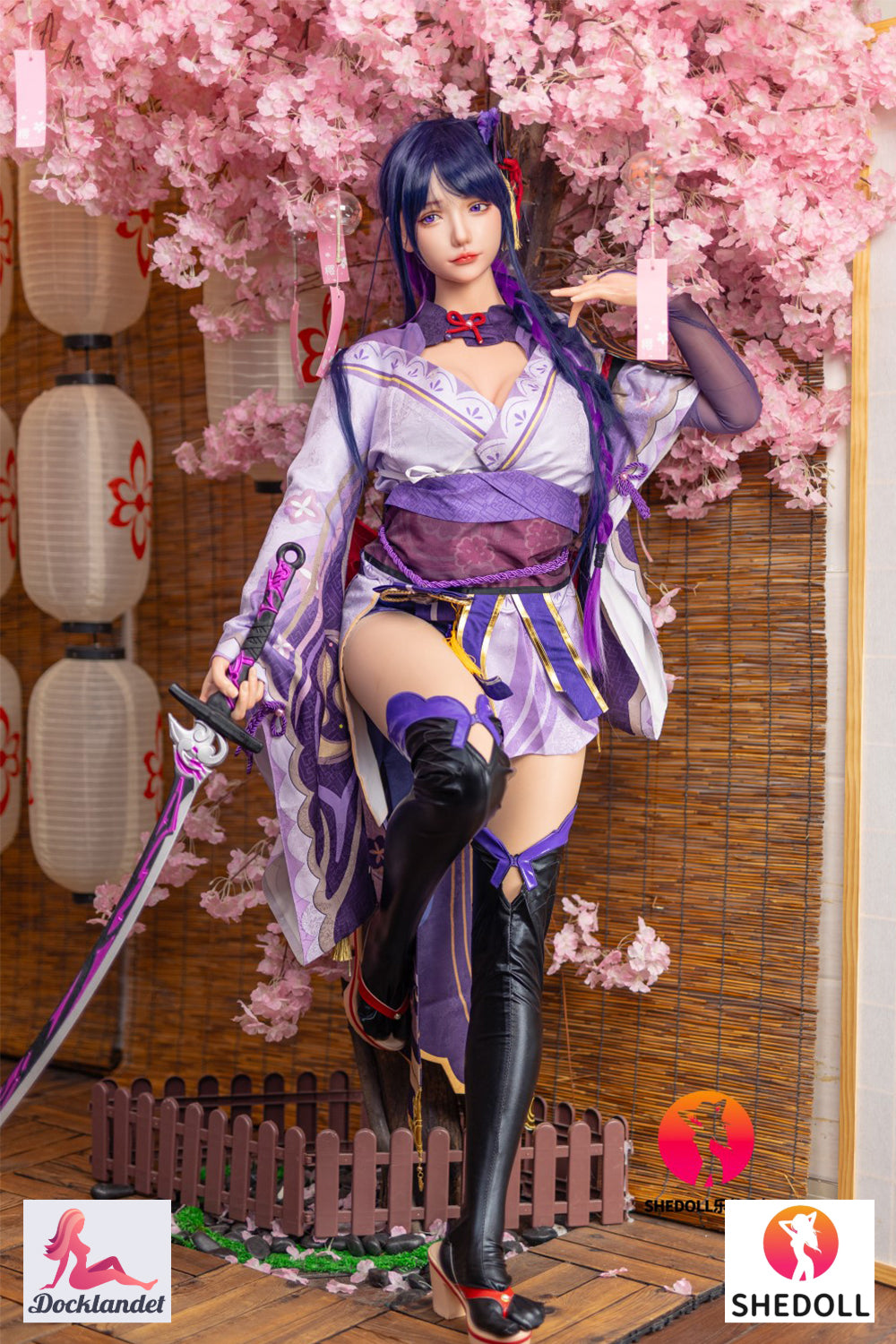 Raiden Ei Sex Doll (SHEDOLL 165 cm E-Cup #SH085 2.0 silikonas)