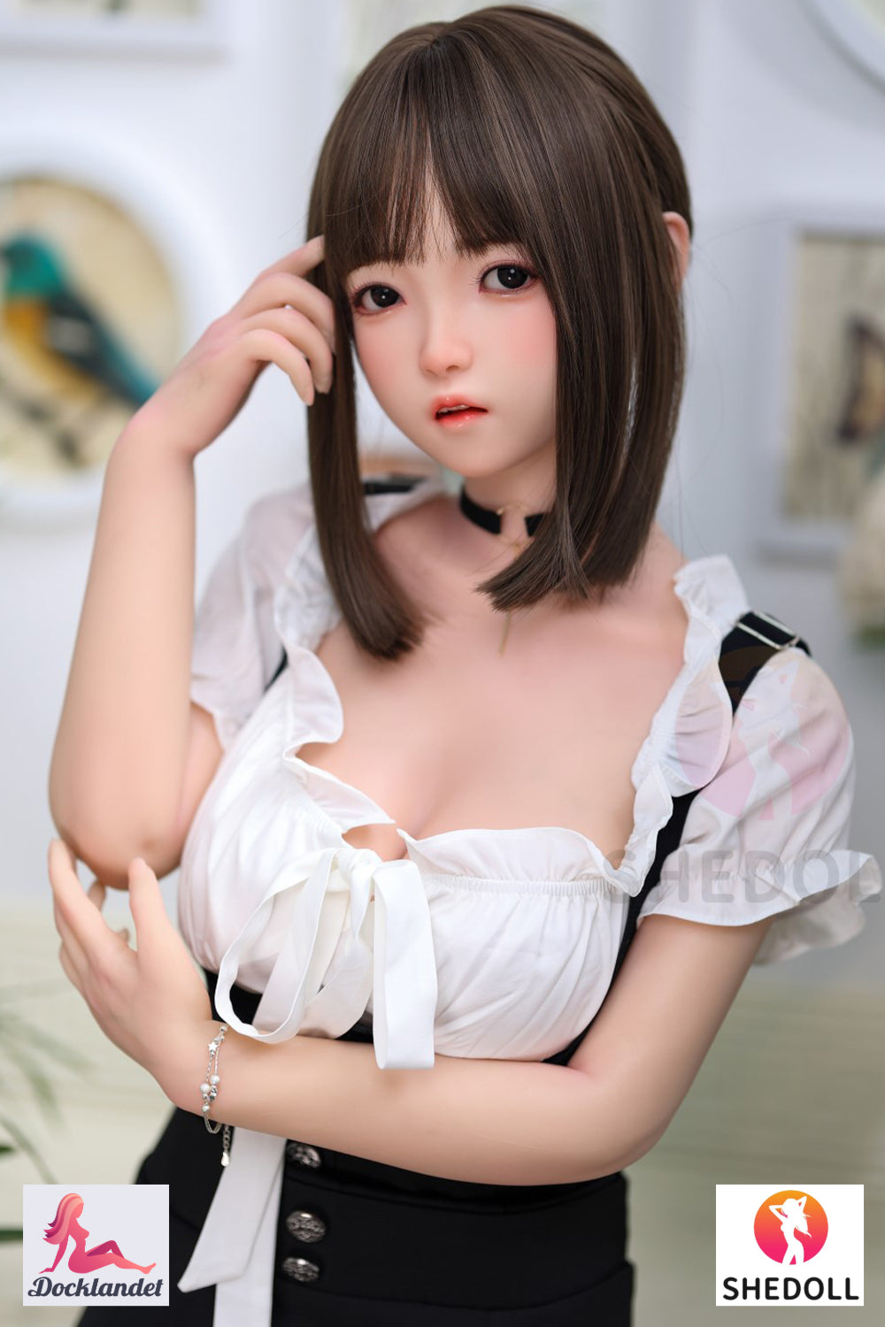 Candy Sex Doll (SHEDOLL 148 cm D puodelis # SH029 TPE + silikonas)