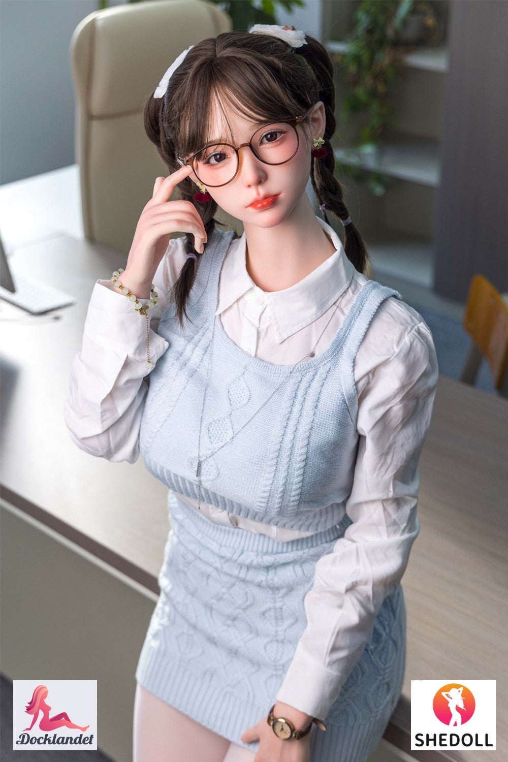 Sekso lėlė Cheryl (SHEDOLL 165 cm E-Cup #SH045 silikonas)