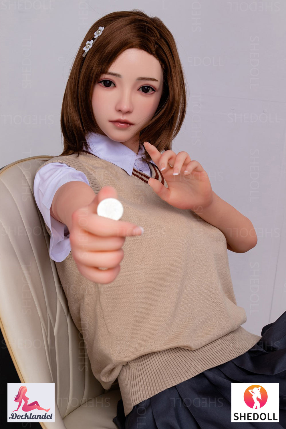 Mikoto Misaka sekso lėlė (SHEDOLL 158 cm C puodelis # SH022 TPE + silikonas)