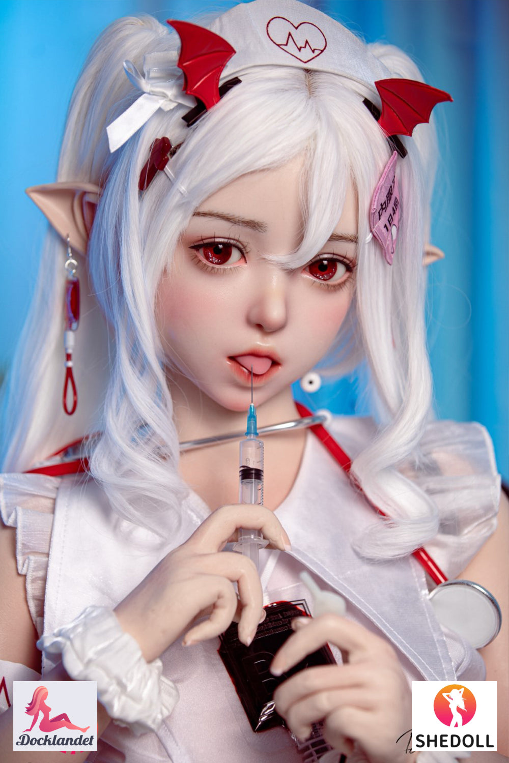 Dora Sex Doll (SHEDOLL 148cm D-Cup #SH139 2.0 Silicone) Elf Nurse Sex Doll