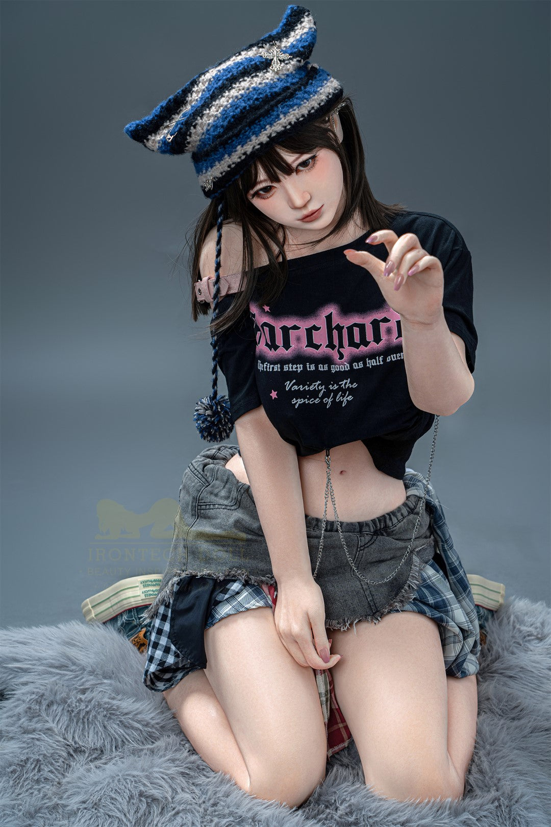 Nia sekso lėlė (Irontech Doll 158cm E-puodelis T3-2 RST silikonas)