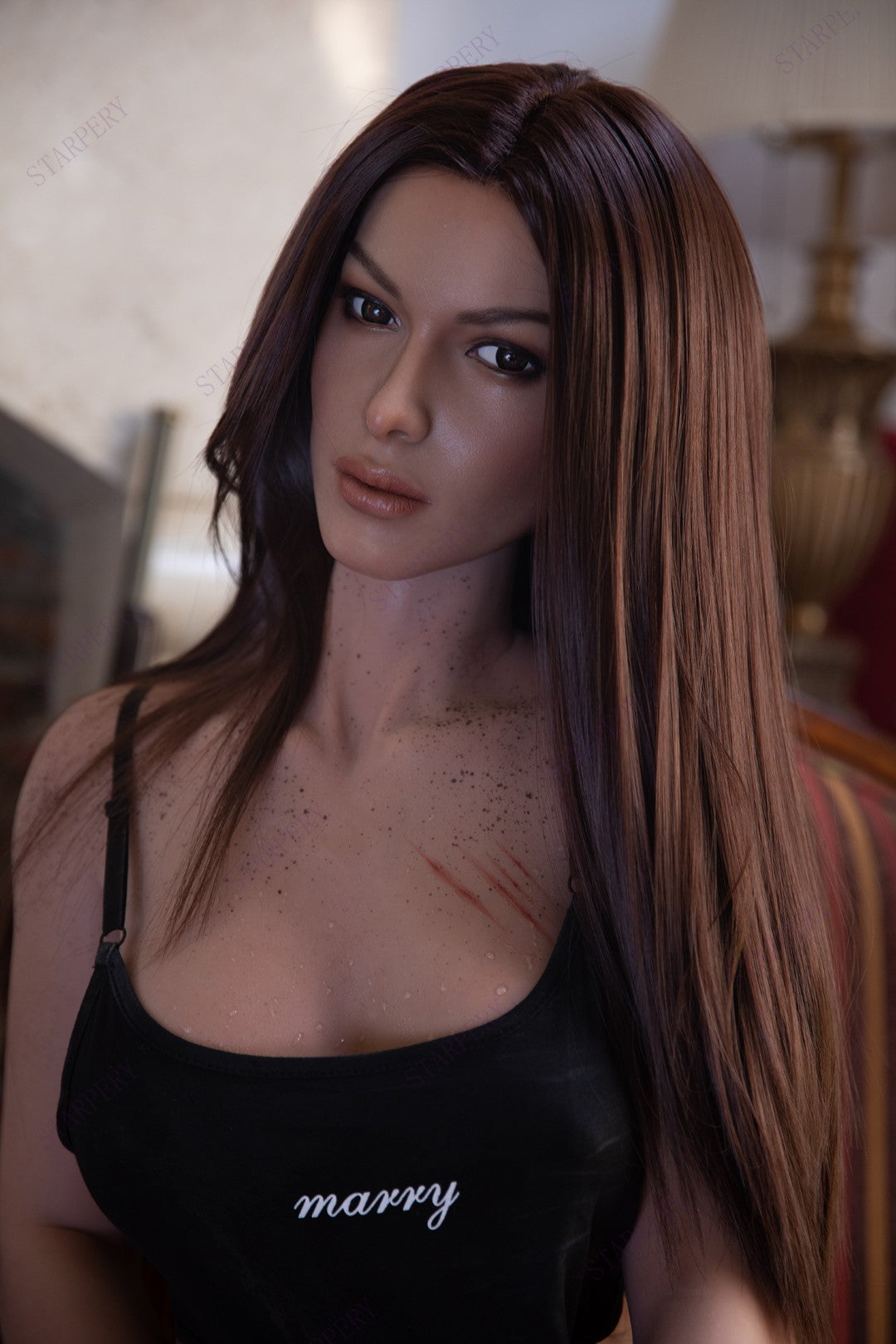 Yvonne Eve sekso lėlė (Starpery 174 cm D puodelis TPE + silikonas)