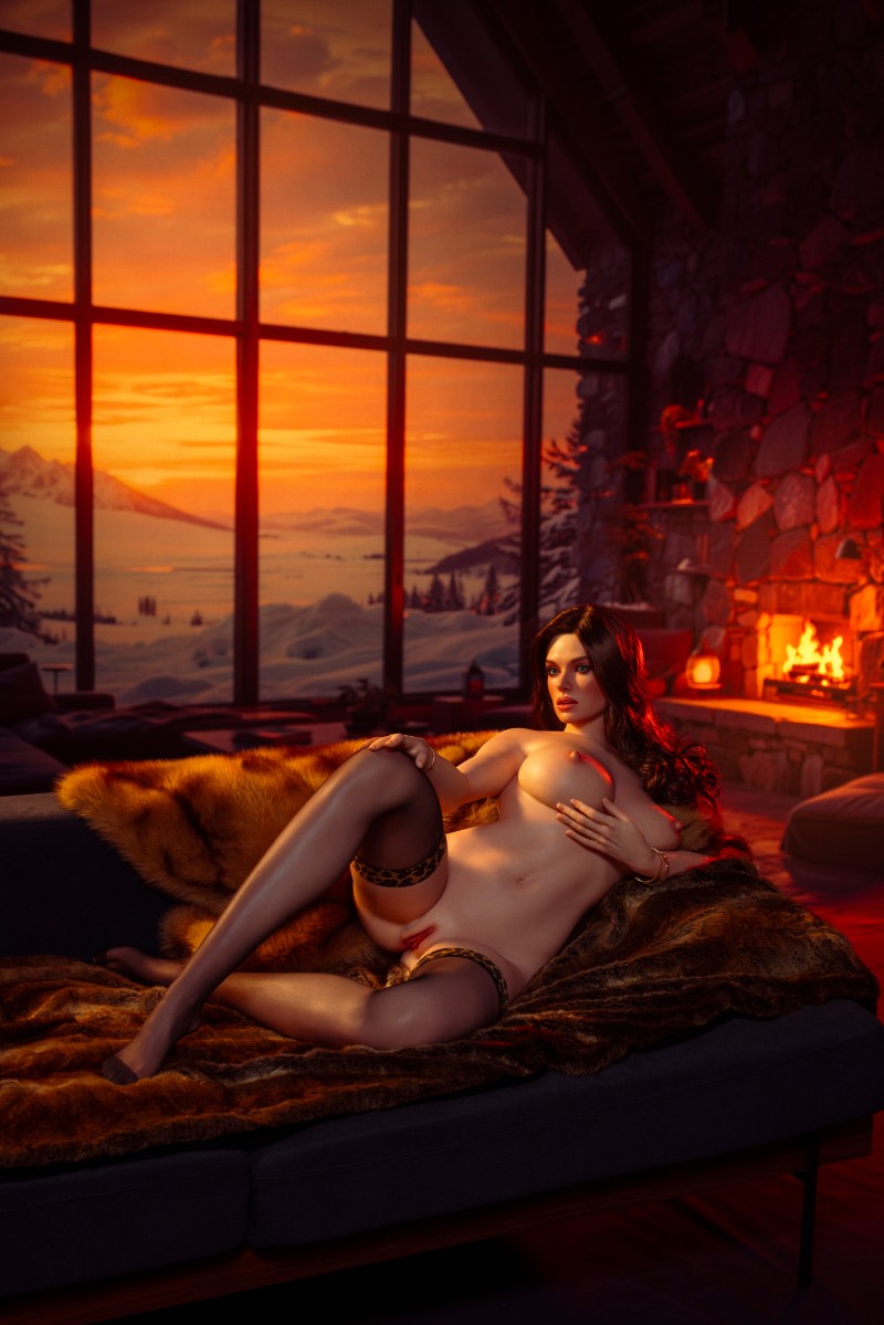 Bella Sex Doll (Top Fire Doll 174 cm G puodelis T61 silikonas)