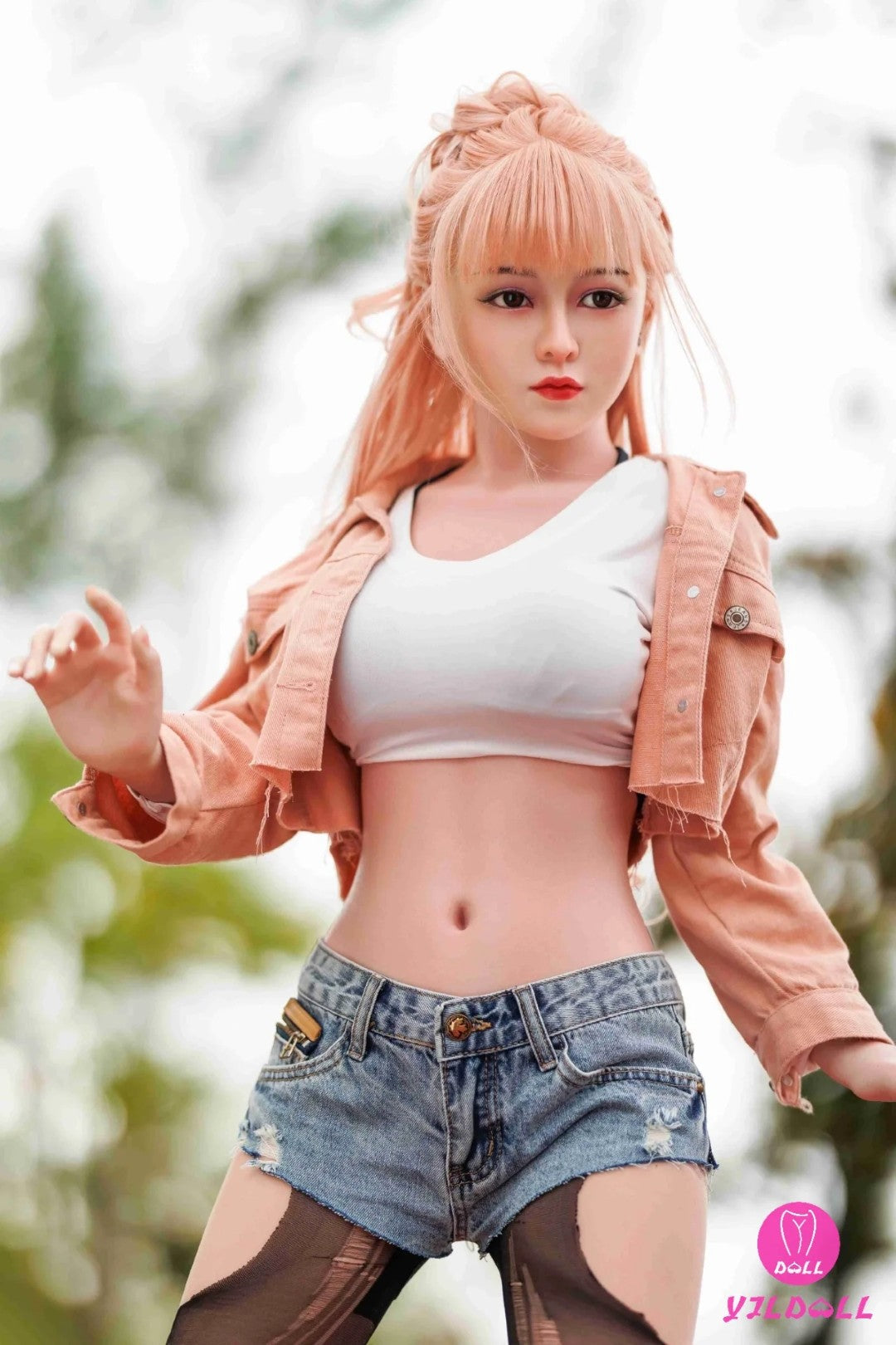Ansley sekso lėlė (YJL Doll 148 cm D-Cup #369 TPE + silikonas)