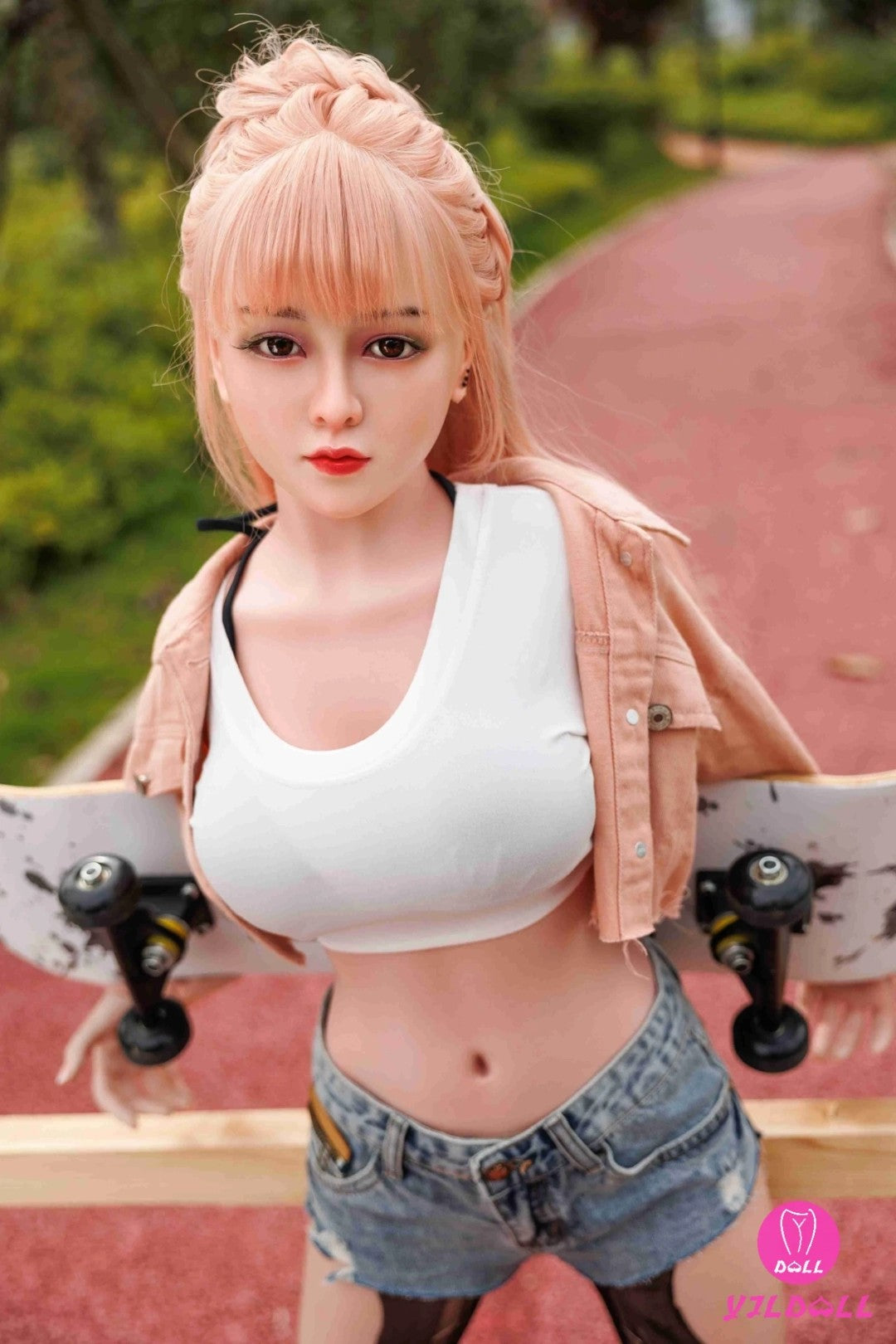 Ansley sekso lėlė (YJL Doll 148 cm D-Cup #369 TPE + silikonas)