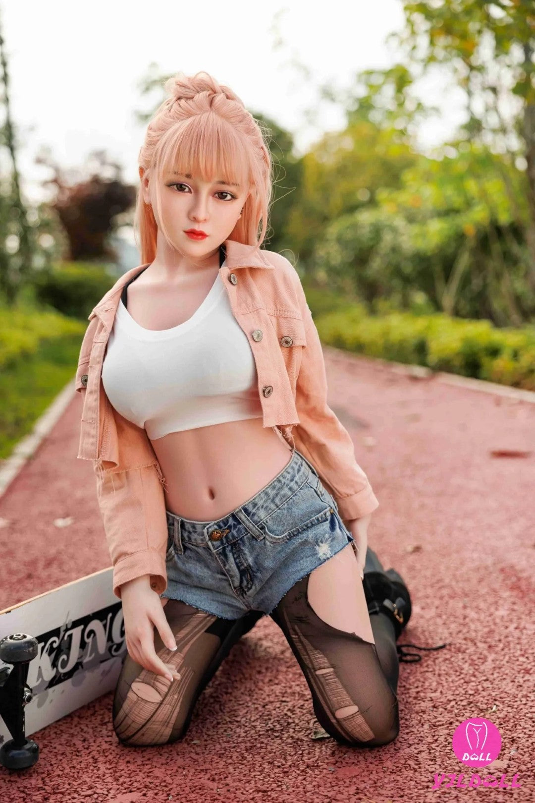 Ansley sekso lėlė (YJL Doll 148 cm D-Cup #369 TPE + silikonas)