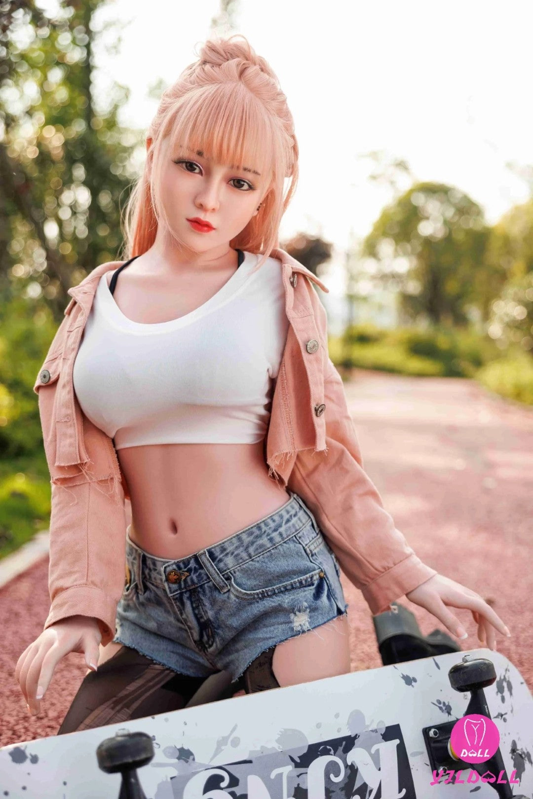 Ansley sekso lėlė (YJL Doll 148 cm D-Cup #369 TPE + silikonas)