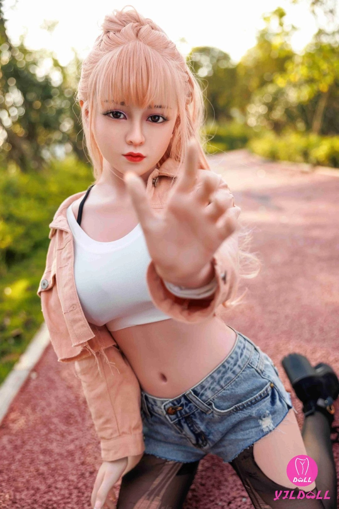 Ansley sekso lėlė (YJL Doll 148 cm D-Cup #369 TPE + silikonas)