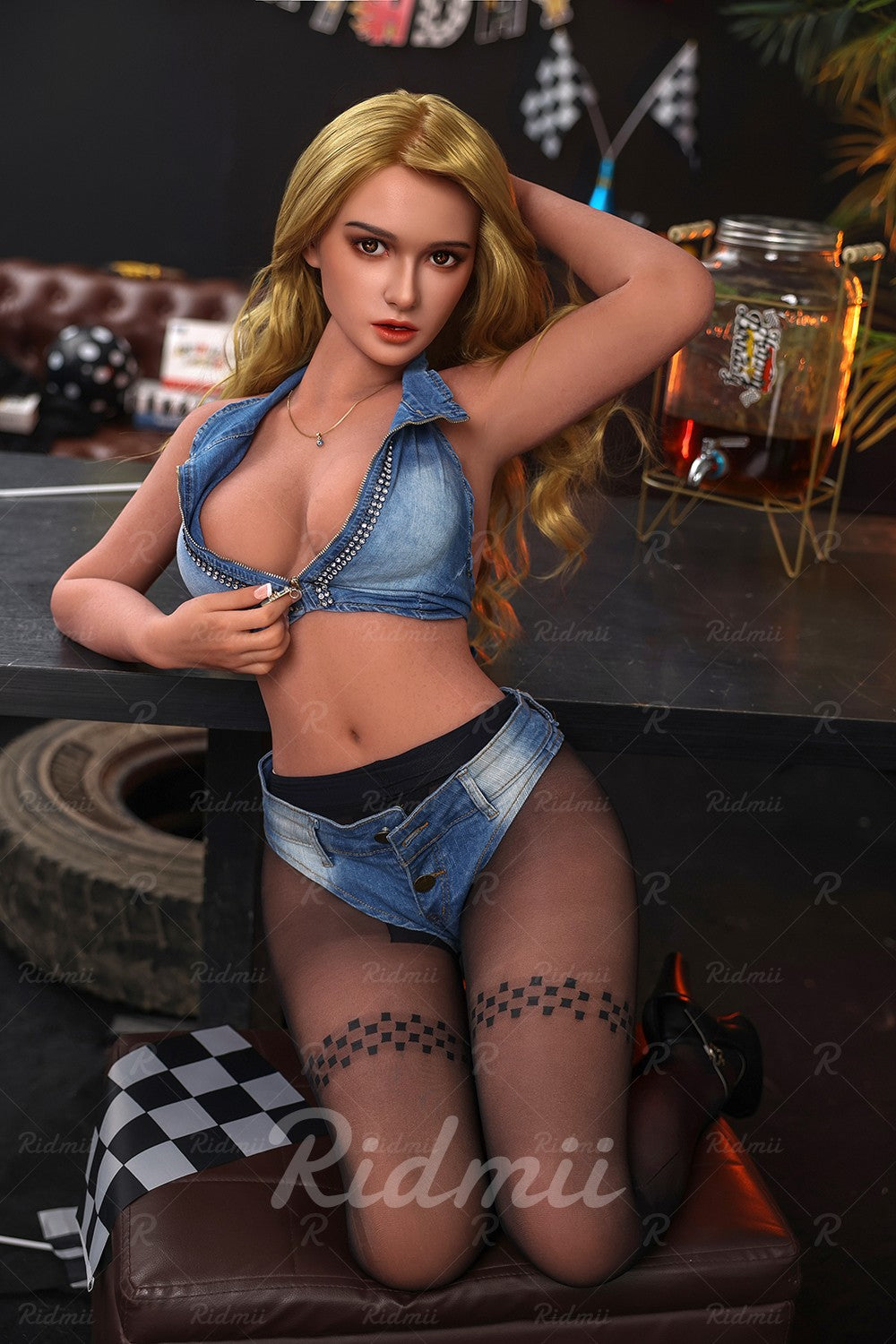 Sekso lėlė Tessa (Ridmii Doll 152 cm E-puodelis TPE + silikonas)