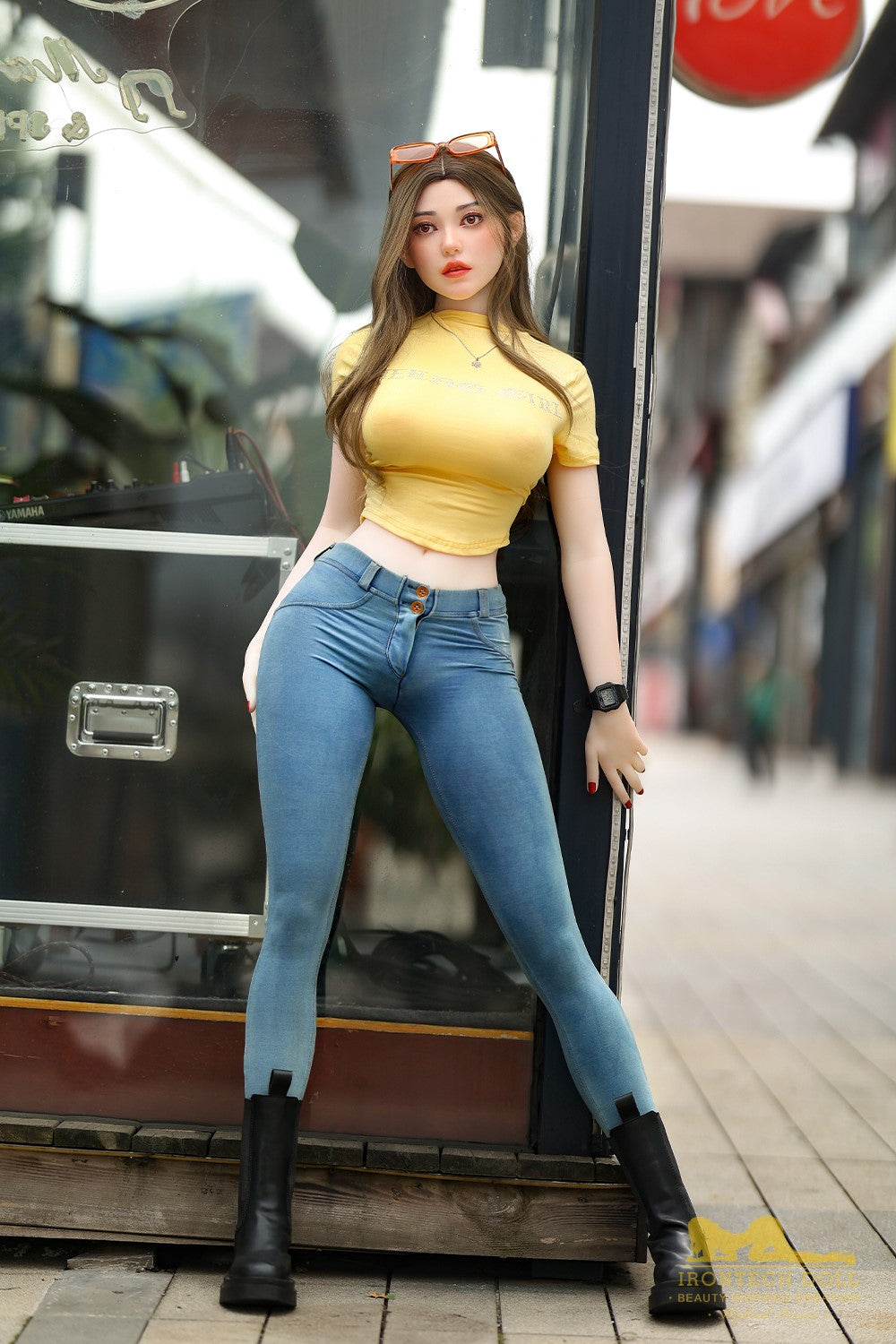 Eileen Sex Doll (Irontech Doll 159 cm G-Cup S40 TPE + silikonas)