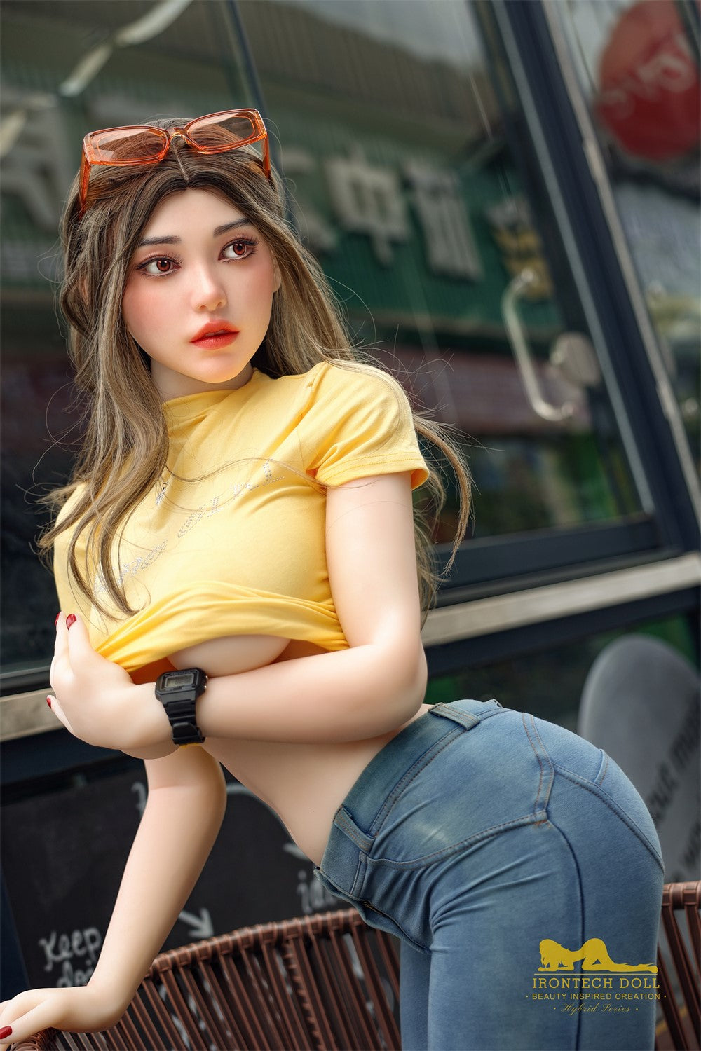 Eileen Sex Doll (Irontech Doll 159 cm G-Cup S40 TPE + silikonas)