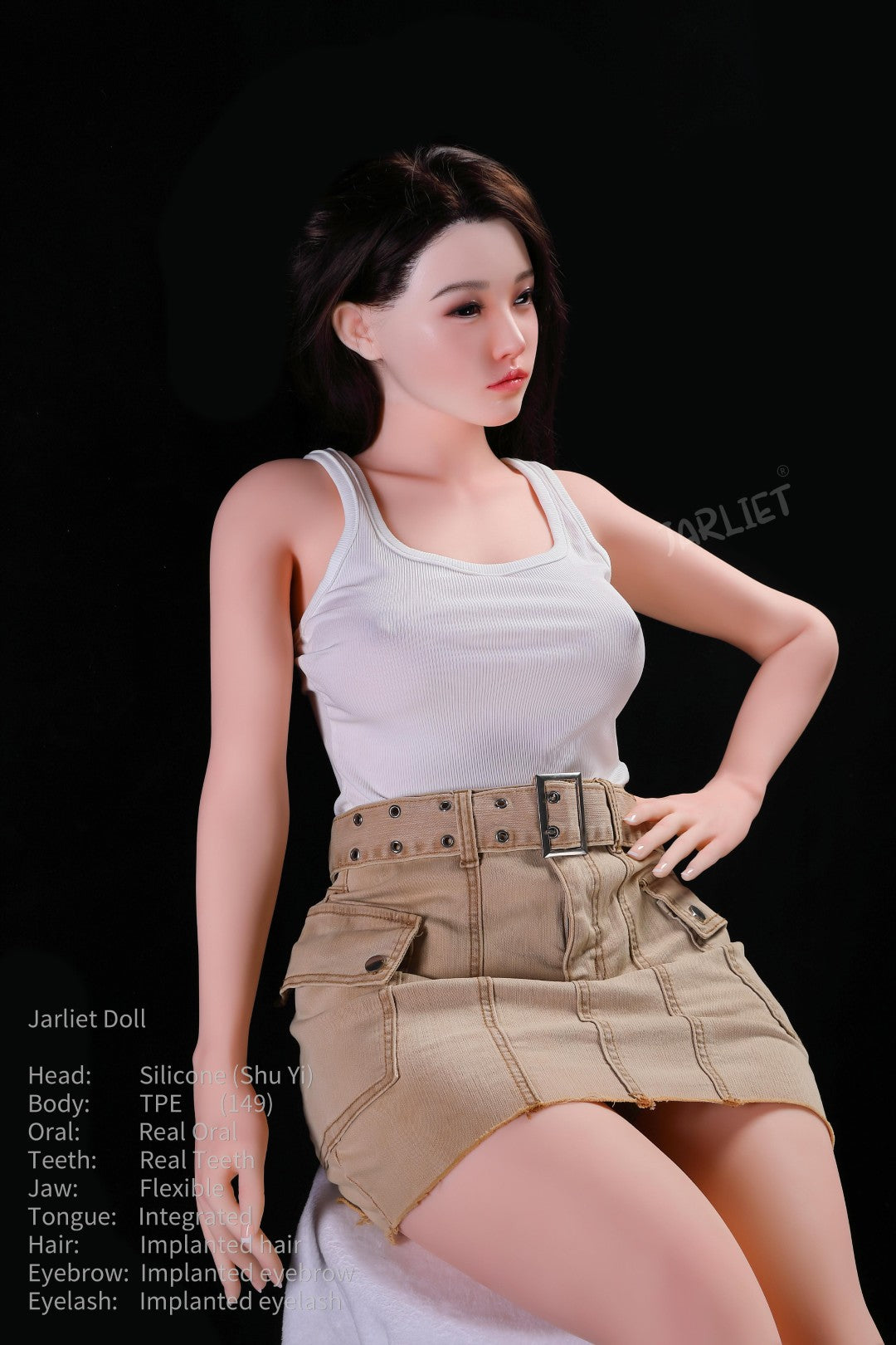 Sekso lėlė Shuyi (Jarliet 149 cm E-Cup TPE + silikonas)