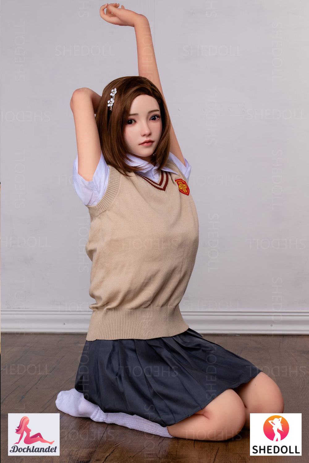 Mikoto Misaka sekso lėlė (SHEDOLL 158 cm C puodelis # SH022 TPE + silikonas)