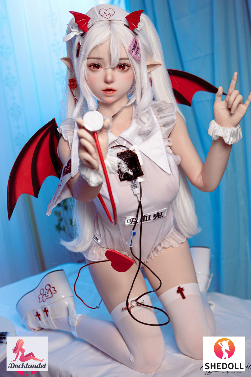 Dora Sexdocka (SHEDOLL 148cm D-Kupa #SH139 2.0 Silikon) Elf Nurse Sex Doll
