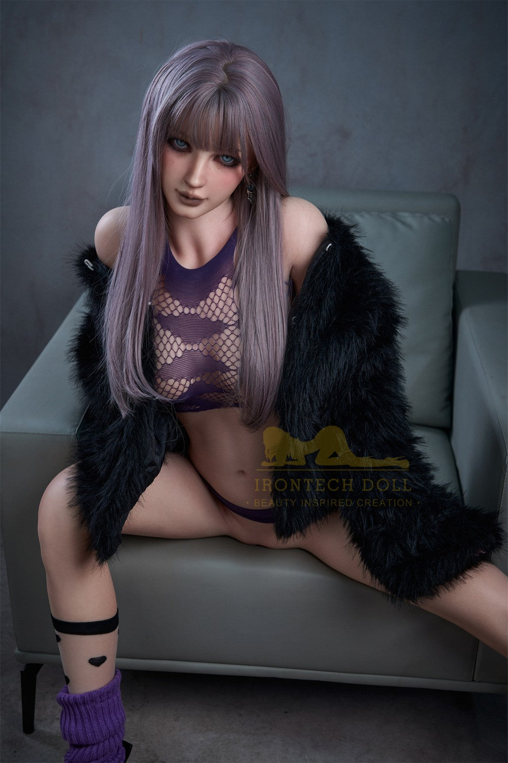 Vyšnių sekso lėlė (Irontech Doll 169 cm C puodelis S9 silikoninis)