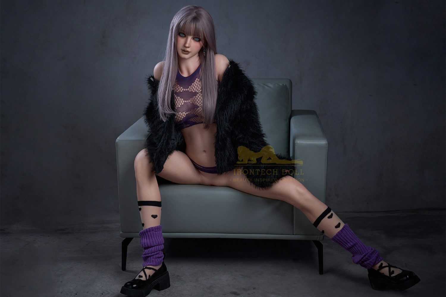 Vyšnių sekso lėlė (Irontech Doll 169 cm C puodelis S9 silikoninis)