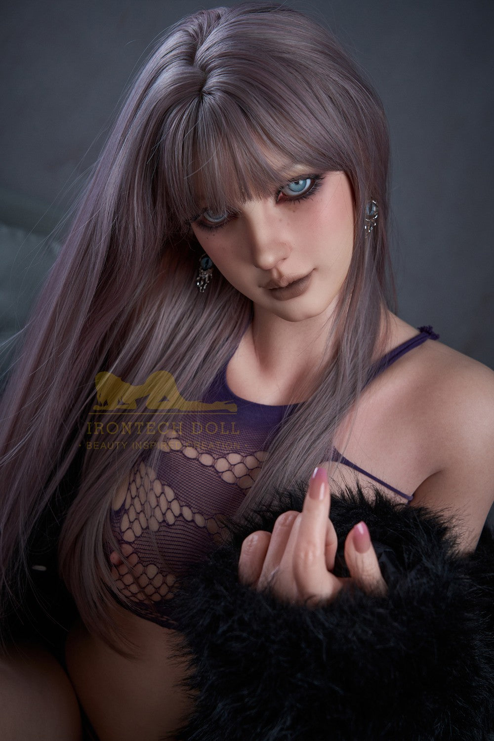 Vyšnių sekso lėlė (Irontech Doll 169 cm C puodelis S9 silikoninis)