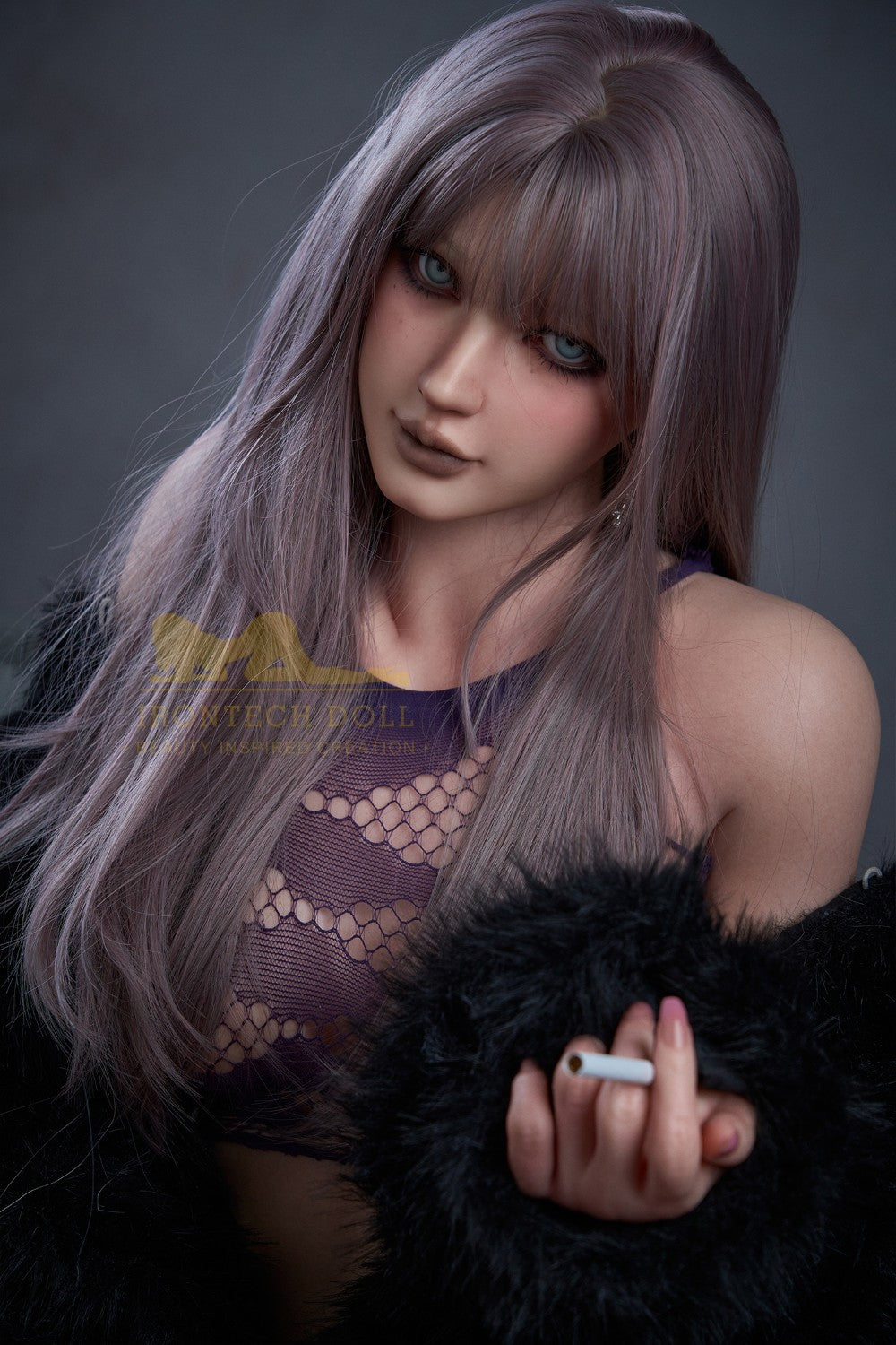 Vyšnių sekso lėlė (Irontech Doll 169 cm C puodelis S9 silikoninis)