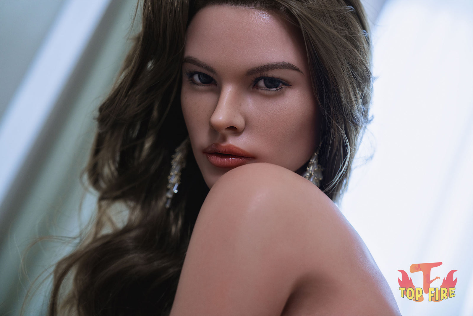 Eva Sex Doll (Top Fire Doll 170 cm E-puodelis T44 silikoninis)