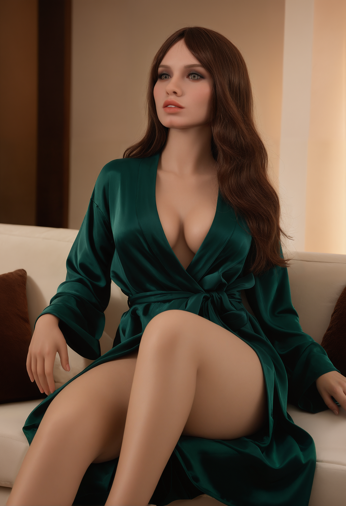 Džeinės sekso lėlė (Aibei Doll 151 cm F puodelis #AB6 TPE + silikonas)