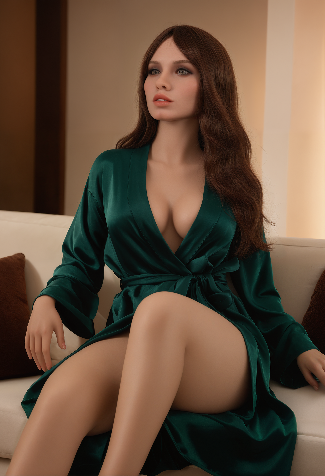 Džeinės sekso lėlė (Aibei Doll 151 cm F puodelis #AB6 TPE + silikonas)