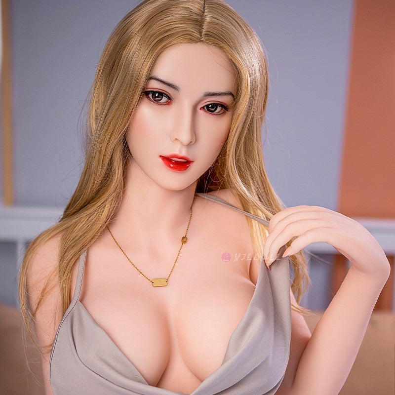 Rožinė sekso lėlė (YJL Doll 163 cm F-Cup #845 silikonas)