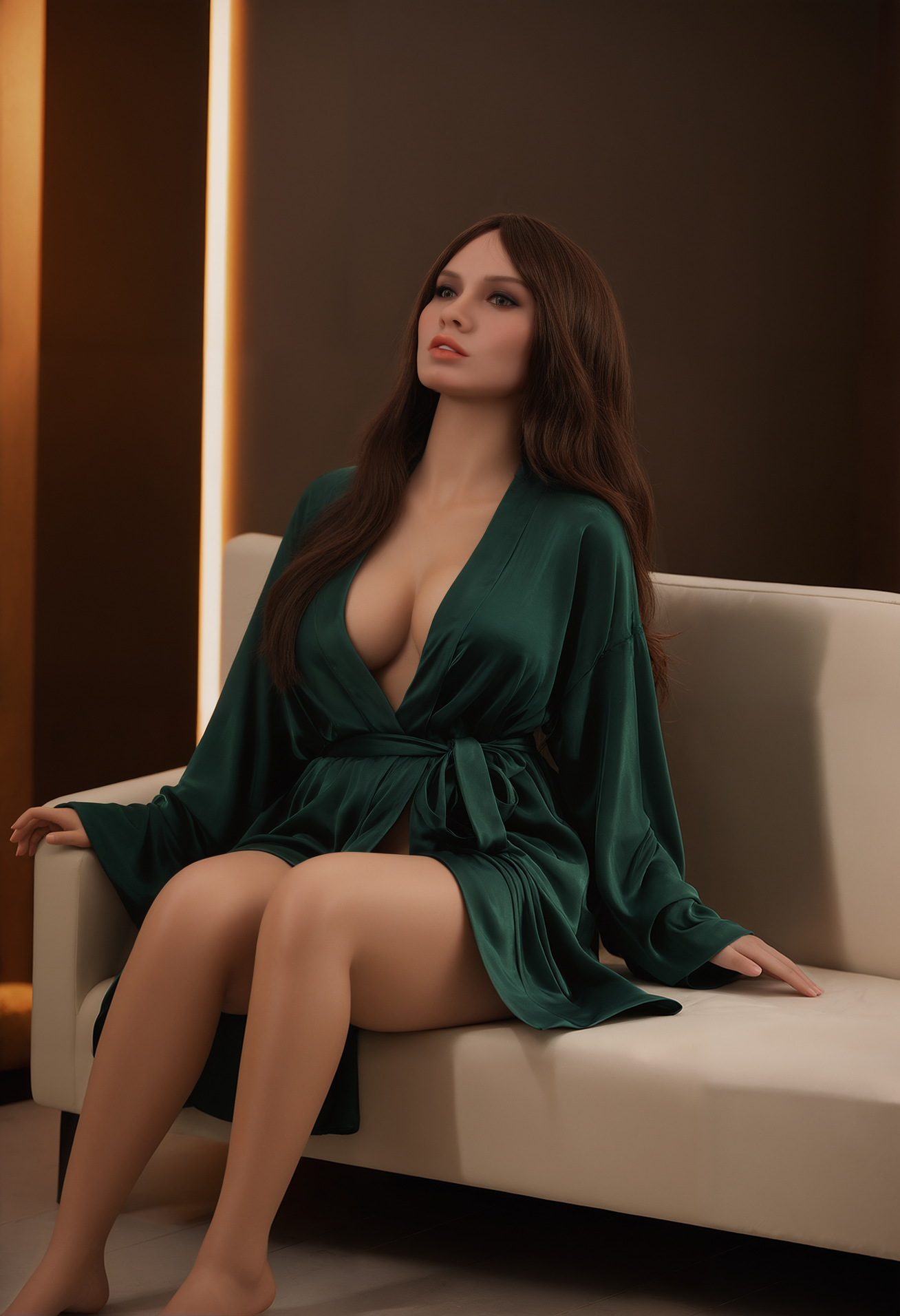 Džeinės sekso lėlė (Aibei Doll 151 cm F puodelis #AB6 TPE + silikonas)