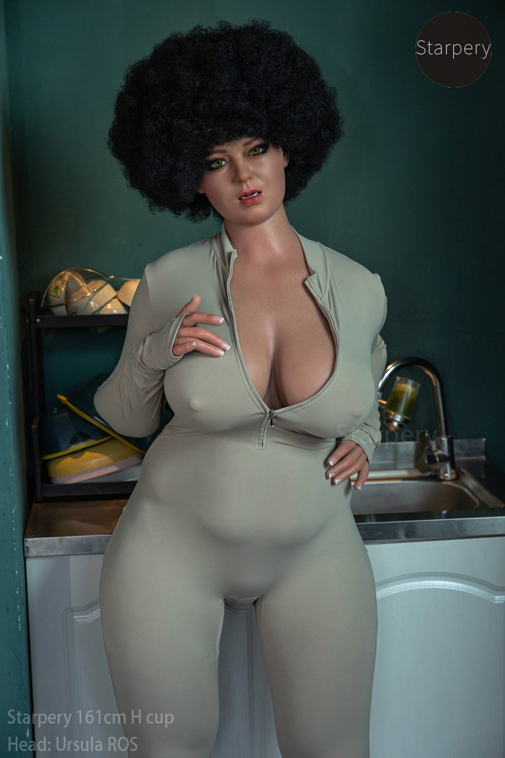 Ursula Sex Doll (Starpery 161 cm H-puodelis TPE + silikonas)