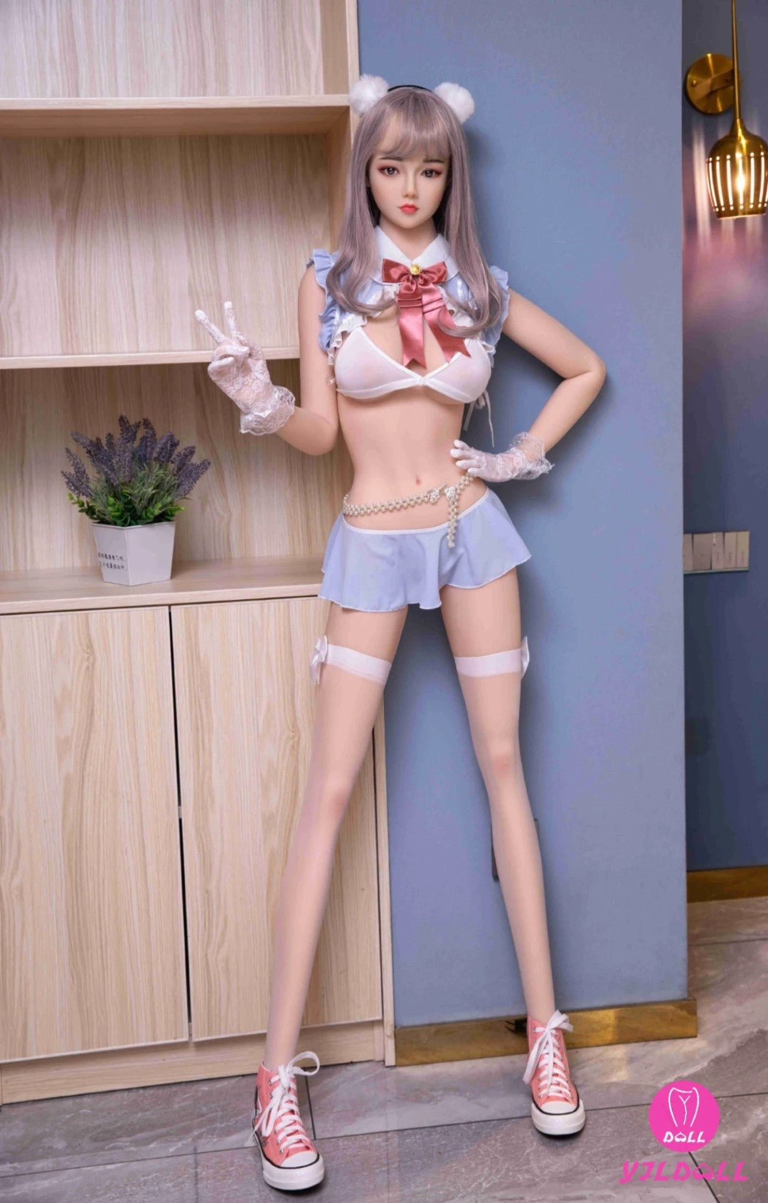 Karališkojo sekso lėlė (YJL Doll 148 cm D-Cup #288 TPE + silikonas)