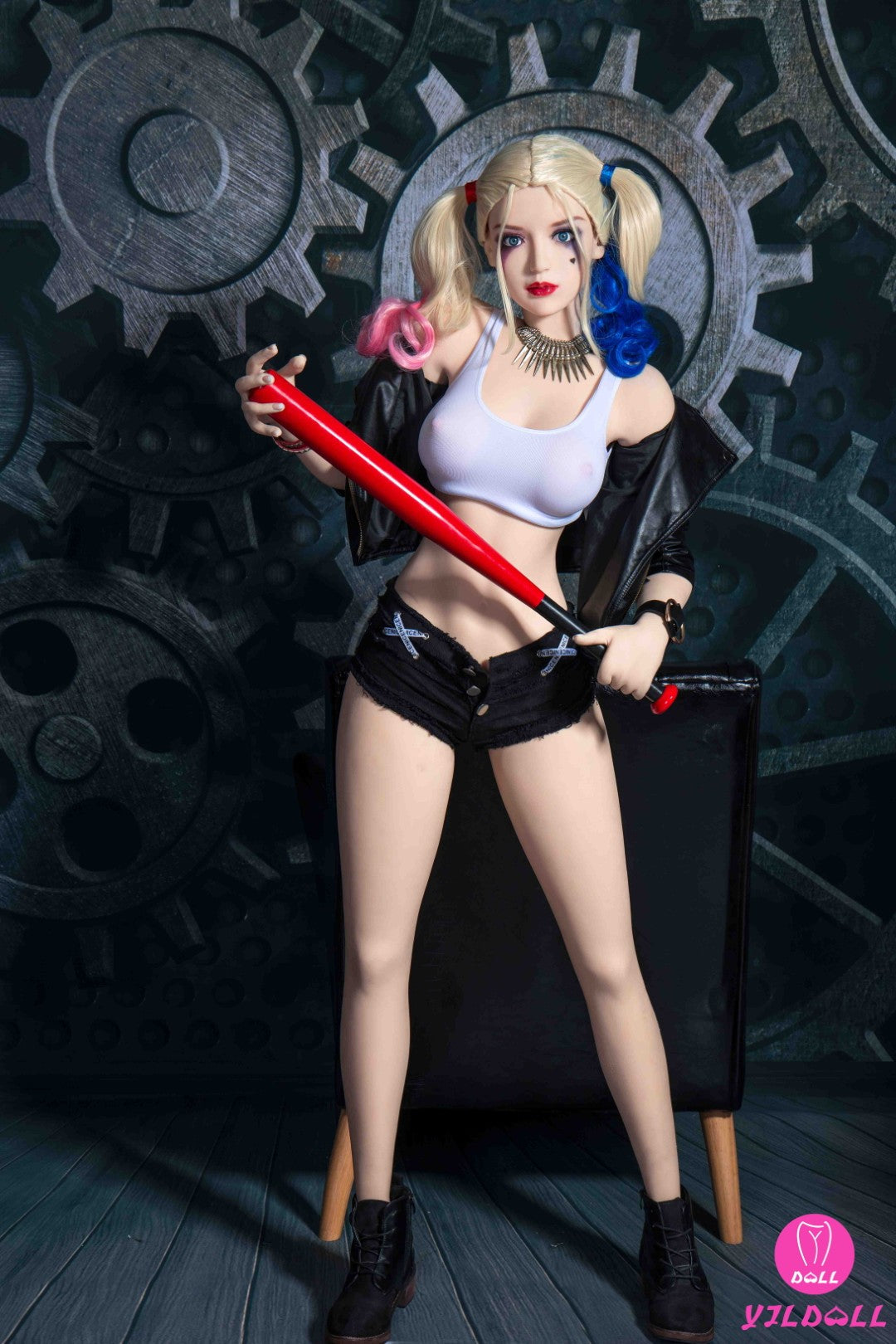 Harley Quinn sekso lėlė (YJL Doll 168 cm C-Cup #31 TPE)
