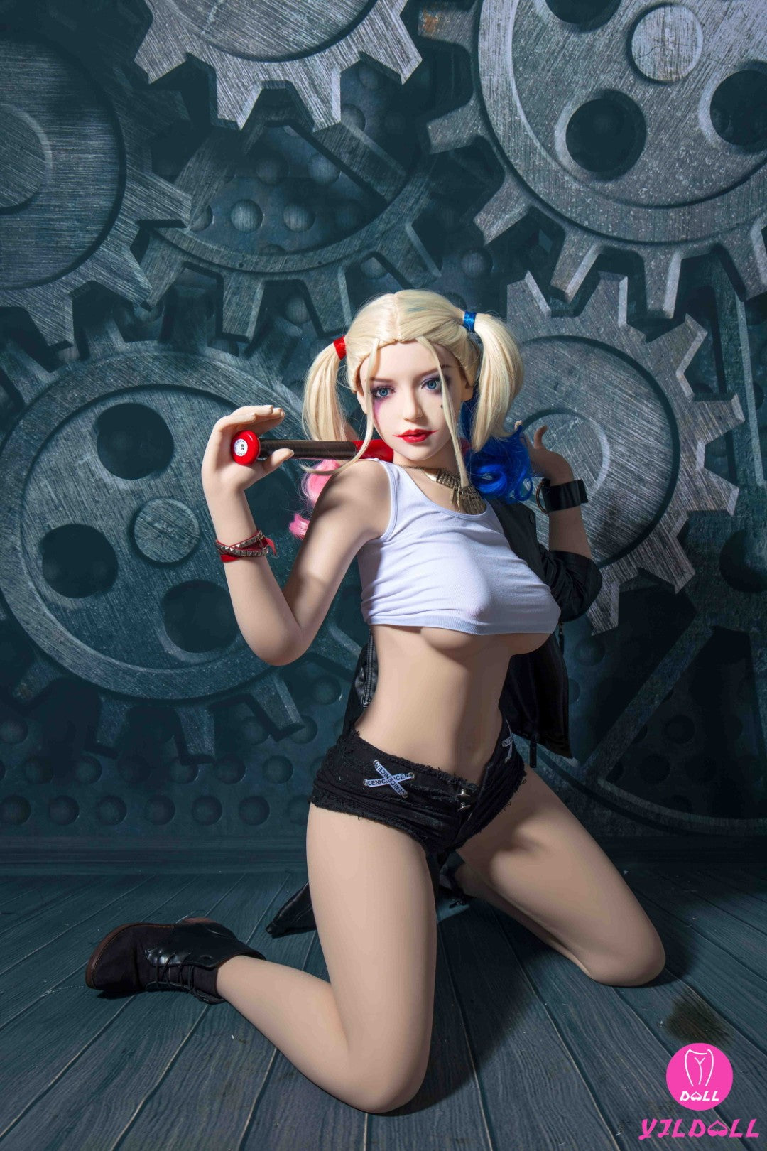 Harley Quinn sekso lėlė (YJL Doll 168 cm C-Cup #31 TPE)