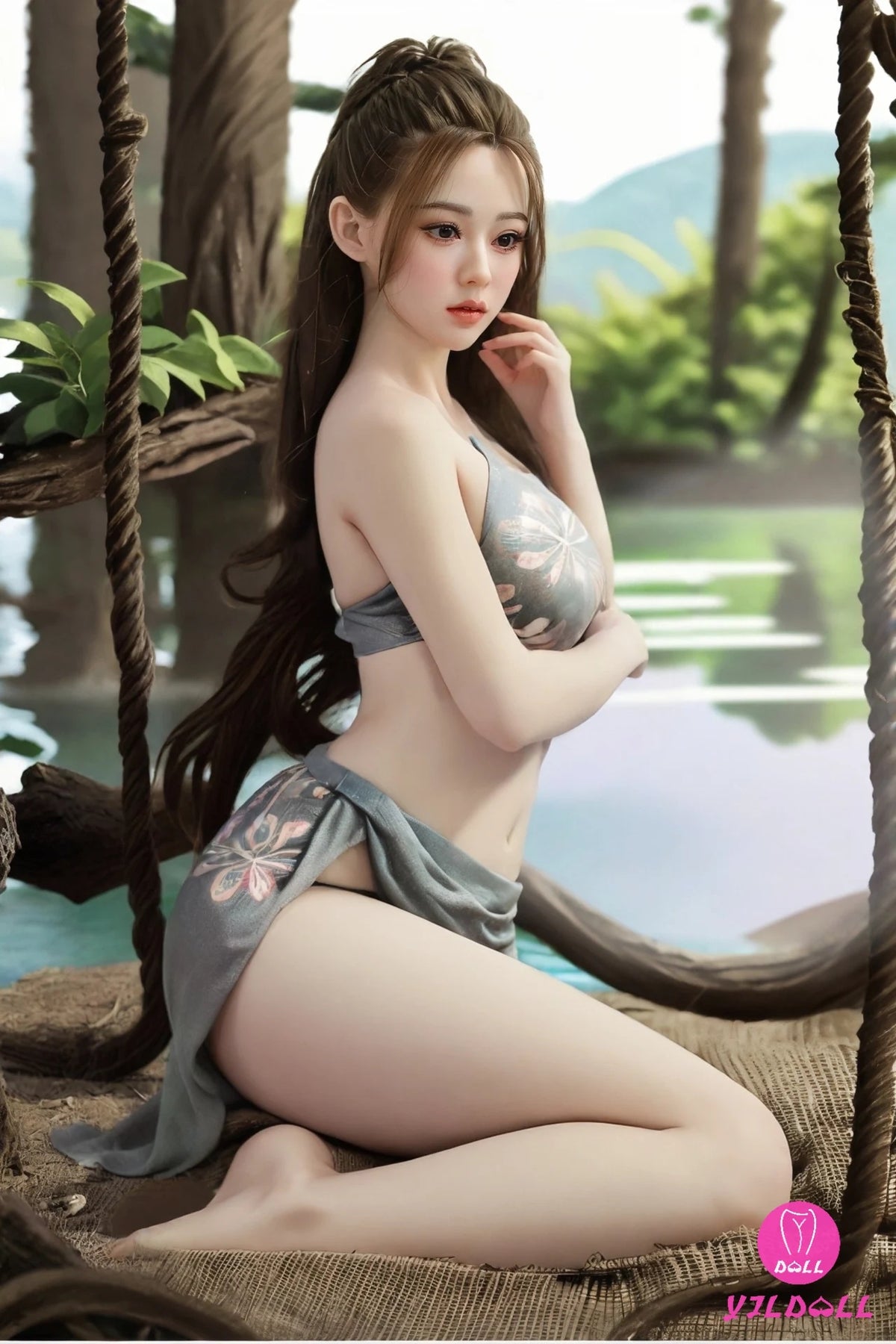Sekso lėlė Eliotas (YJL Doll 168 cm E-Cup #402 TPE + silikonas)