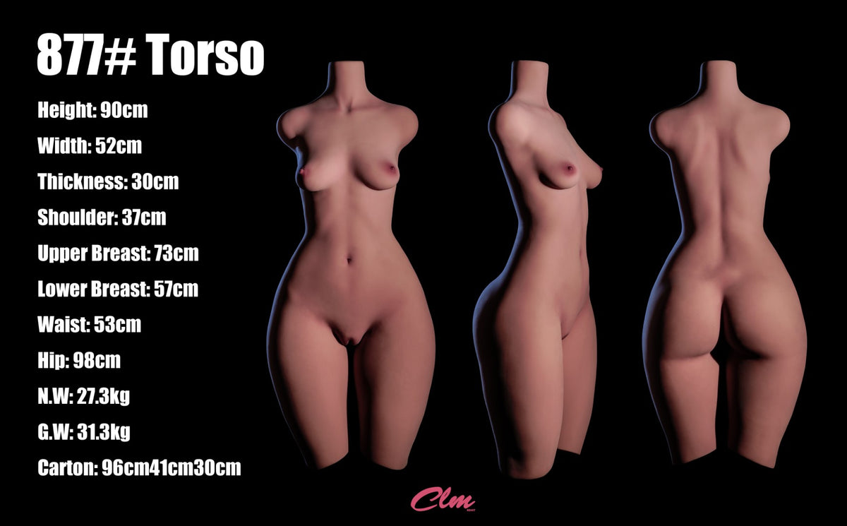 Maslan Torso Sex Doll (Climax Lėlė Classic 90 cm A-puodelis TPE)