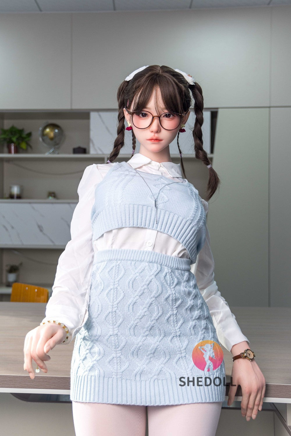 Sekso lėlė Cheryl (SHEDOLL 165 cm E-Cup #SH045 silikonas)