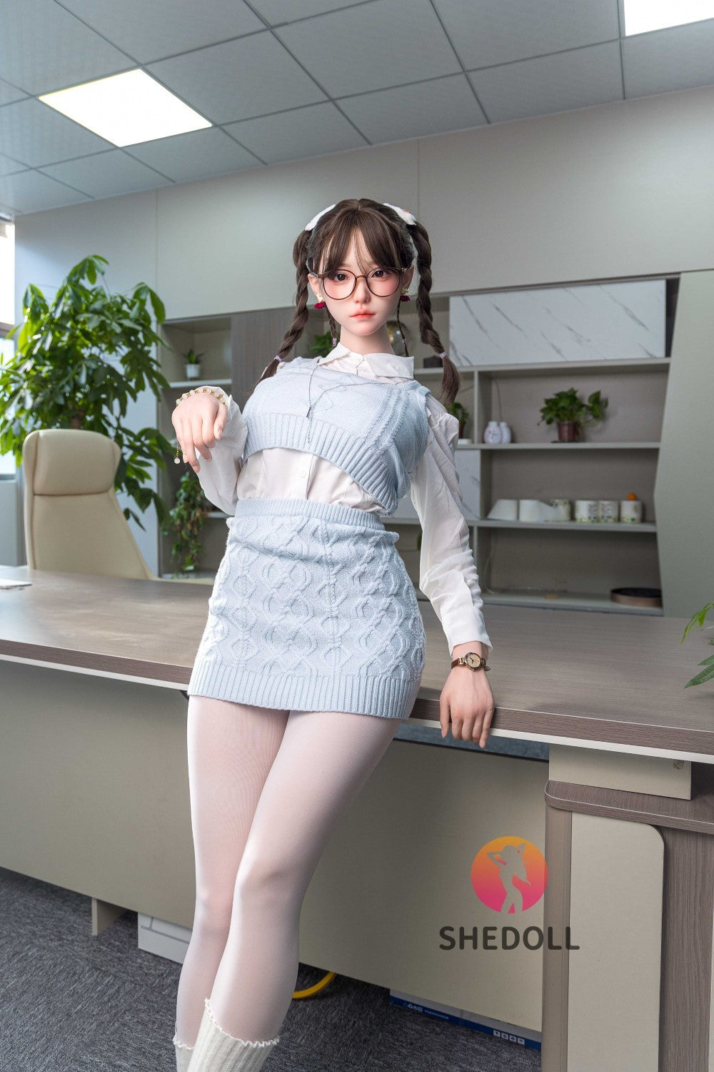 Sekso lėlė Cheryl (SHEDOLL 165 cm E-Cup #SH045 silikonas)