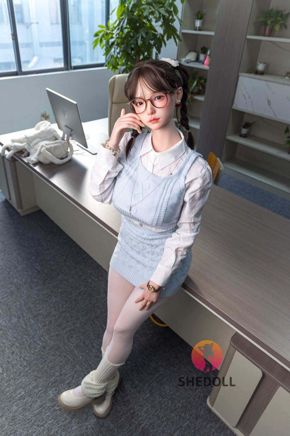 Sekso lėlė Cheryl (SHEDOLL 165 cm E-Cup #SH045 silikonas)
