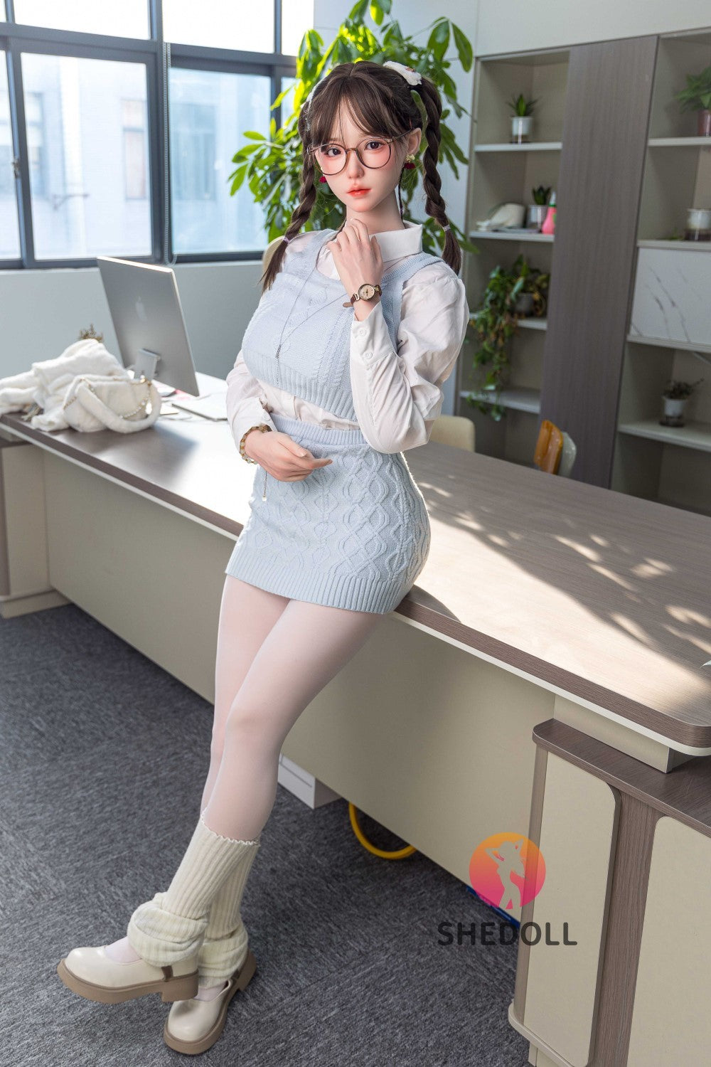 Sekso lėlė Cheryl (SHEDOLL 165 cm E-Cup #SH045 silikonas)