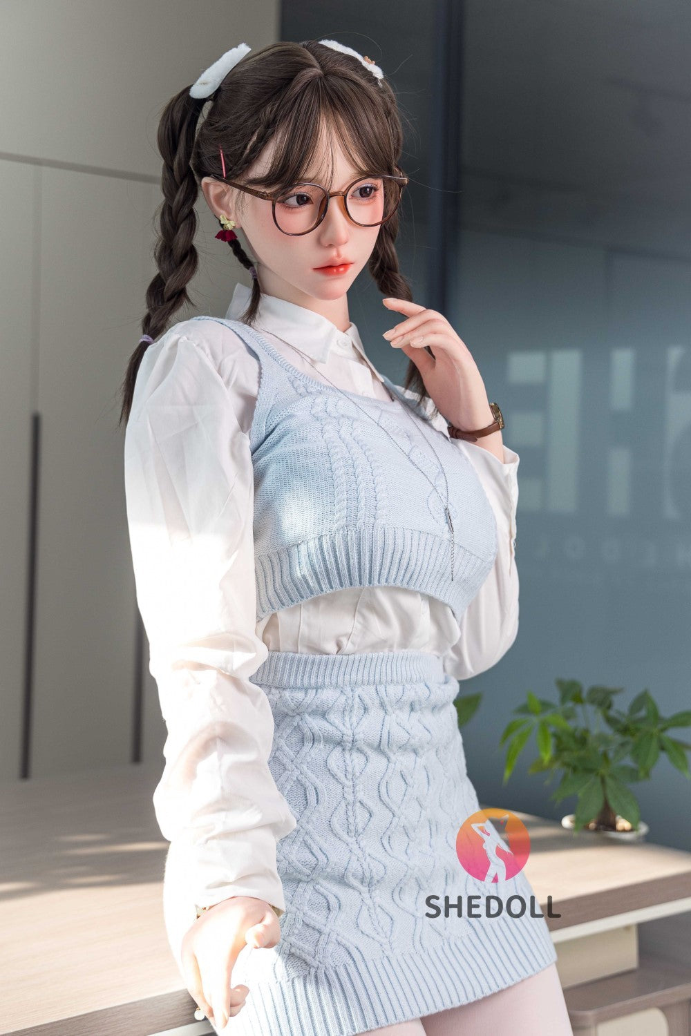 Sekso lėlė Cheryl (SHEDOLL 165 cm E-Cup #SH045 silikonas)