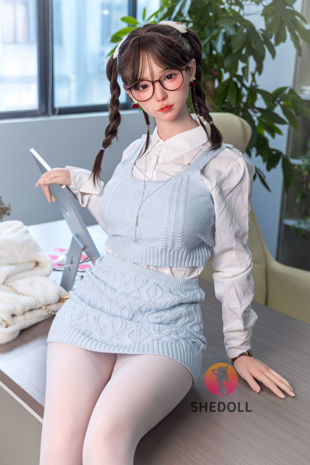 Sekso lėlė Cheryl (SHEDOLL 165 cm E-Cup #SH045 silikonas)