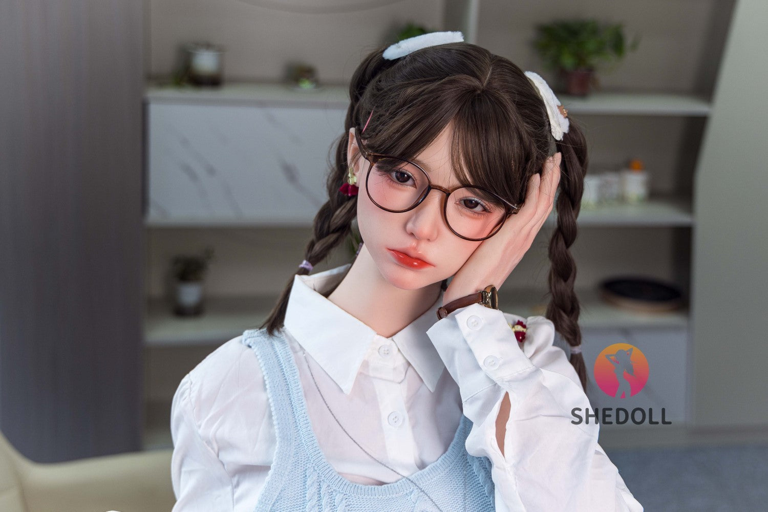 Sekso lėlė Cheryl (SHEDOLL 165 cm E-Cup #SH045 silikonas)