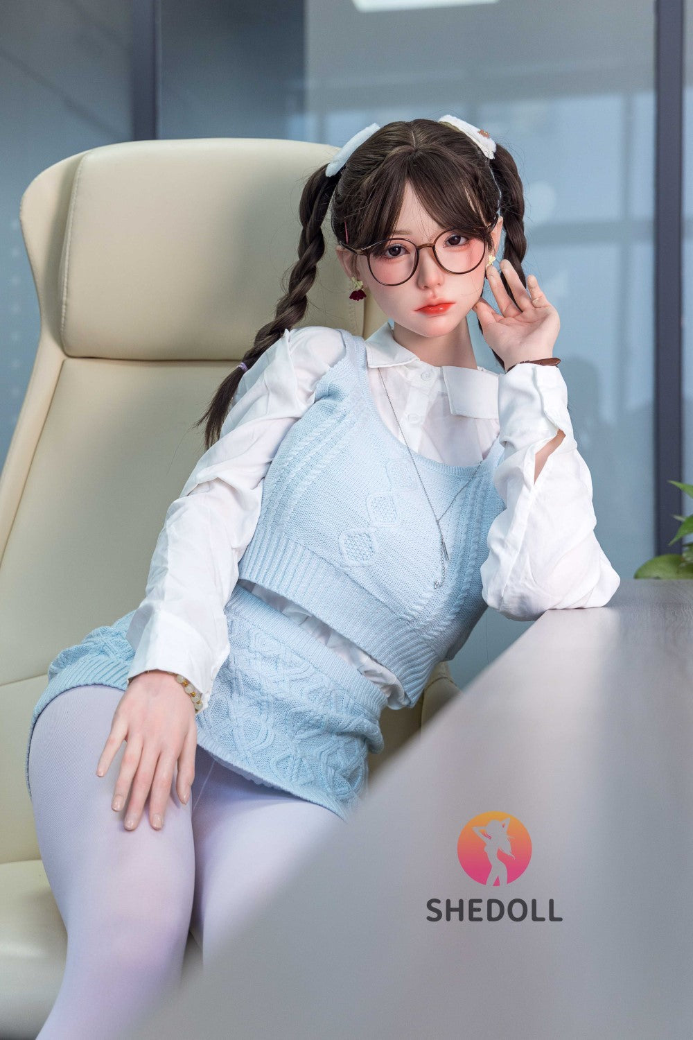 Sekso lėlė Cheryl (SHEDOLL 165 cm E-Cup #SH045 silikonas)