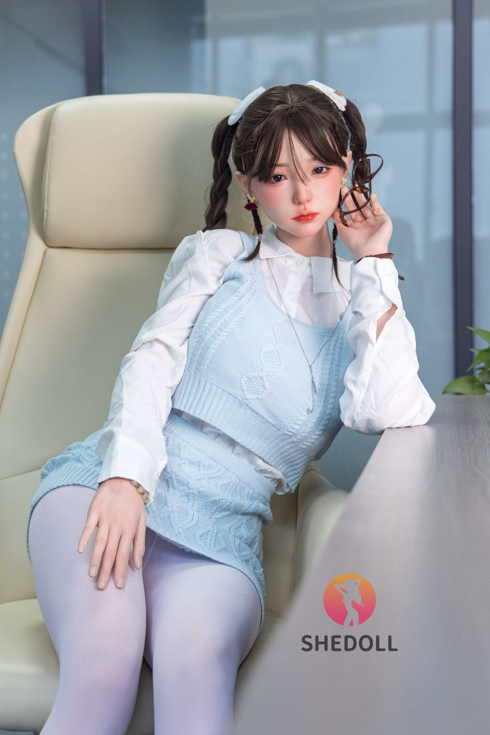 Sekso lėlė Cheryl (SHEDOLL 165 cm E-Cup #SH045 silikonas)