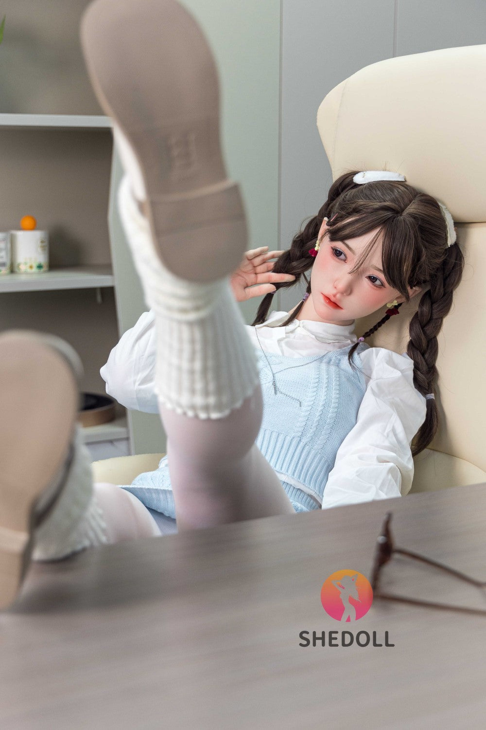 Sekso lėlė Cheryl (SHEDOLL 165 cm E-Cup #SH045 silikonas)