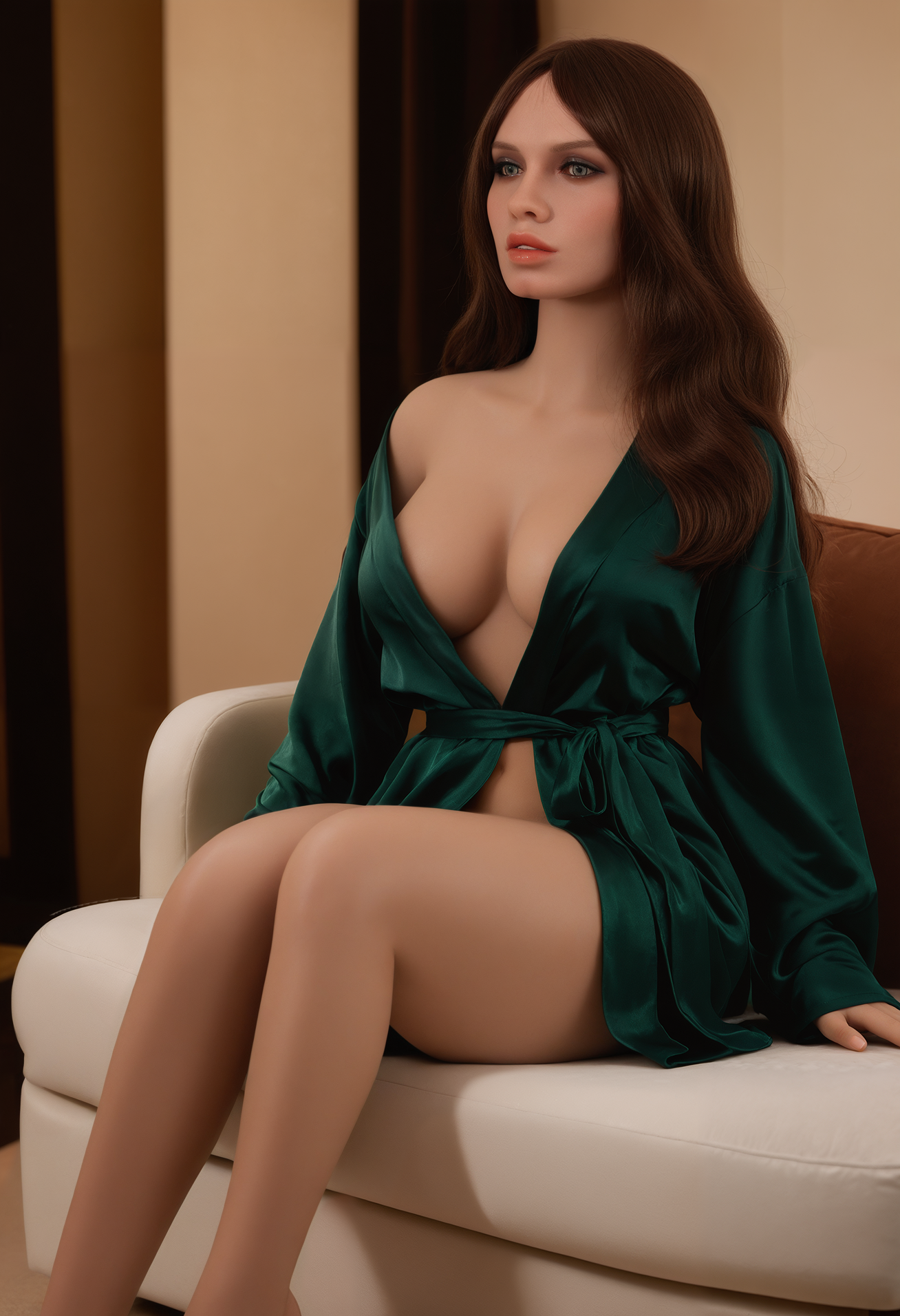 Džeinės sekso lėlė (Aibei Doll 151 cm F puodelis #AB6 TPE + silikonas)